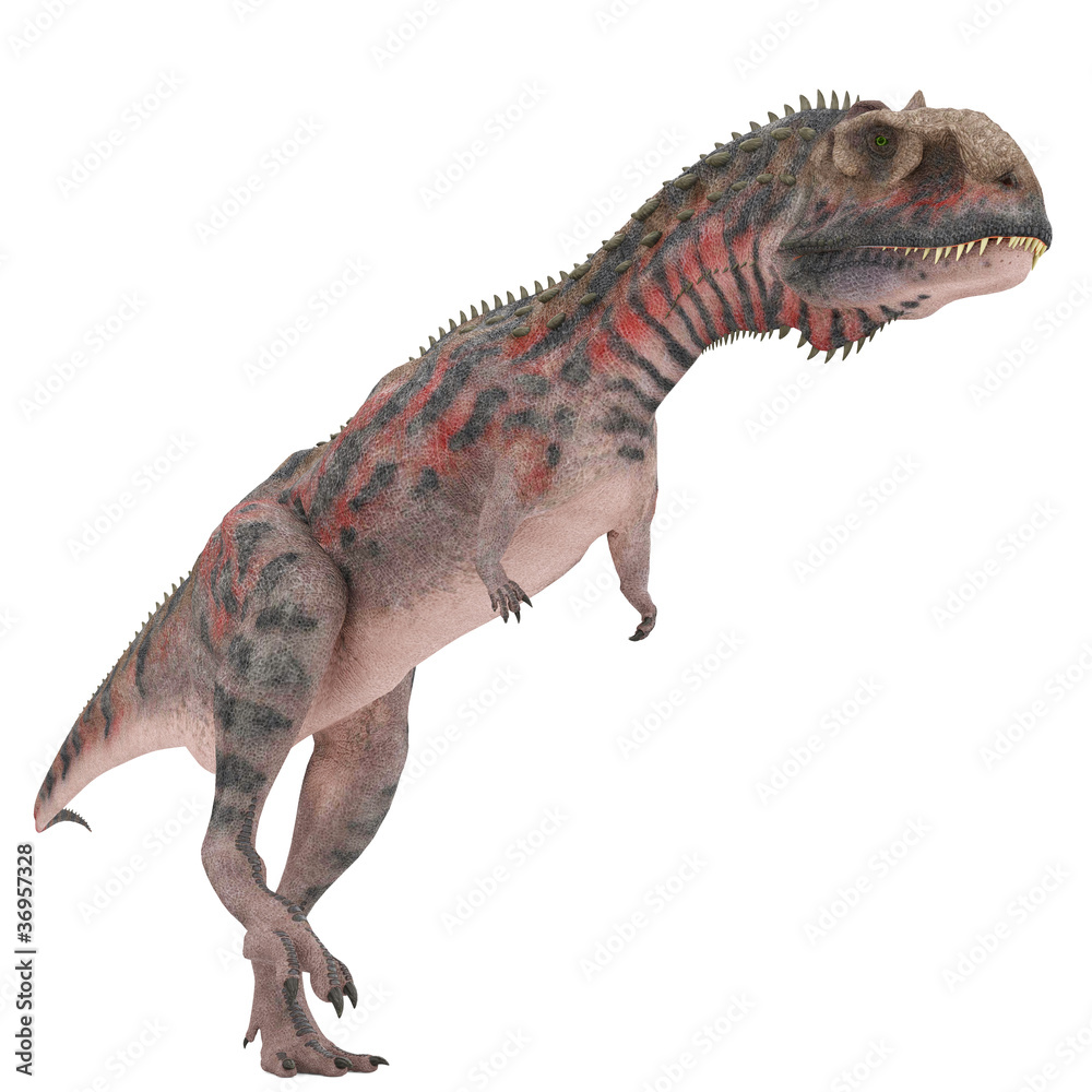 red majungasaurus casual walk red majungasaurus casual walk
