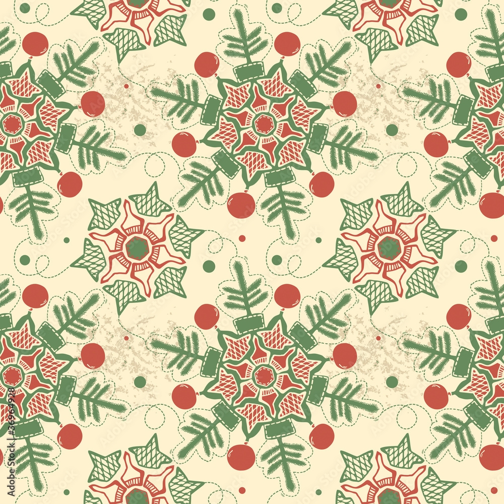Seamless Christmas background Seamless Christmas background