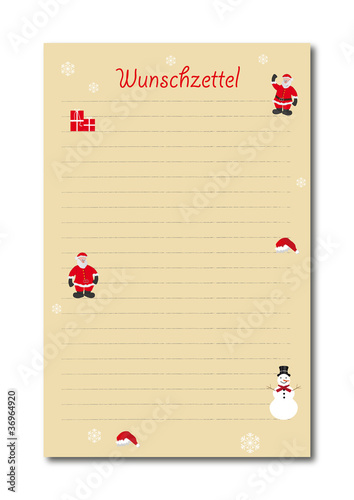Wunschzettel