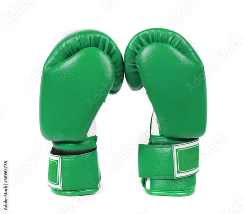Green Boxing gloves © Ievgen Skrypko