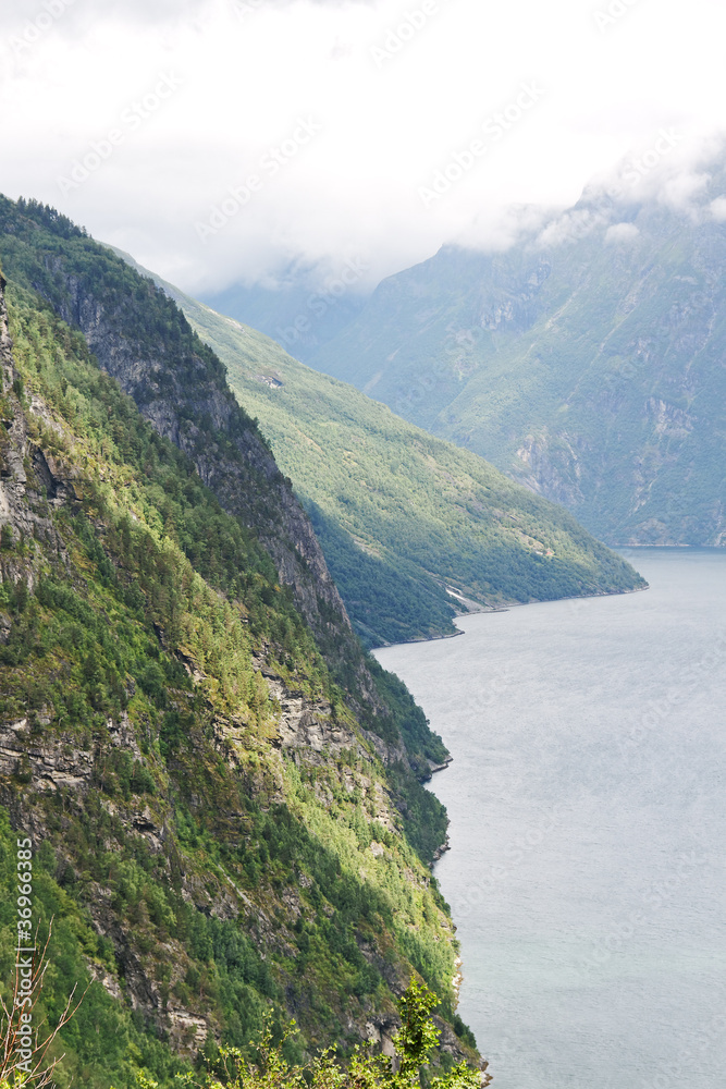 Norwegian fjord.
