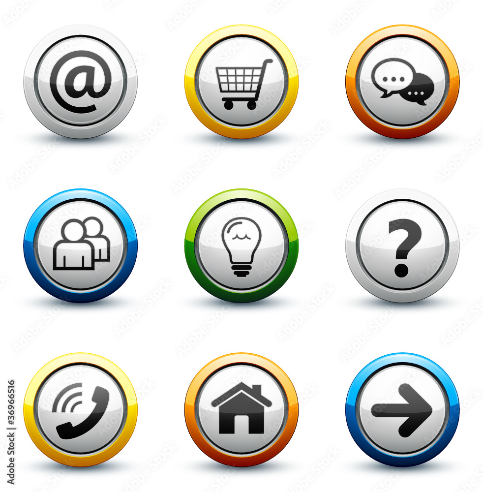 icône bouton internet