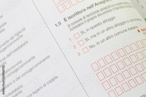 questionario censimento photo