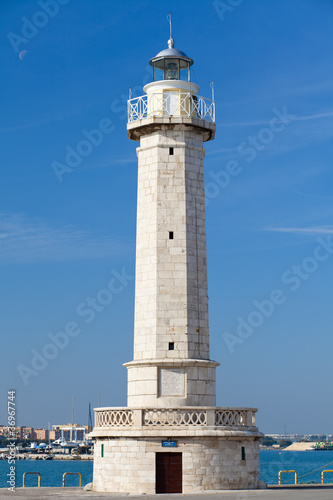 Fotografie Lighthouse of Molfetta, Apulia, Italy. Built in 1857.