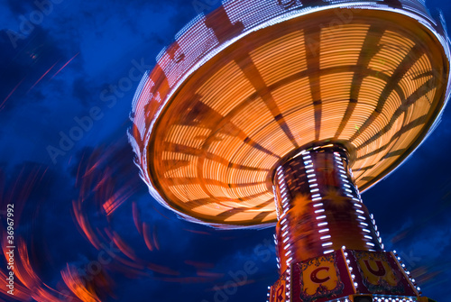 Chairoplane at the oktoberfest