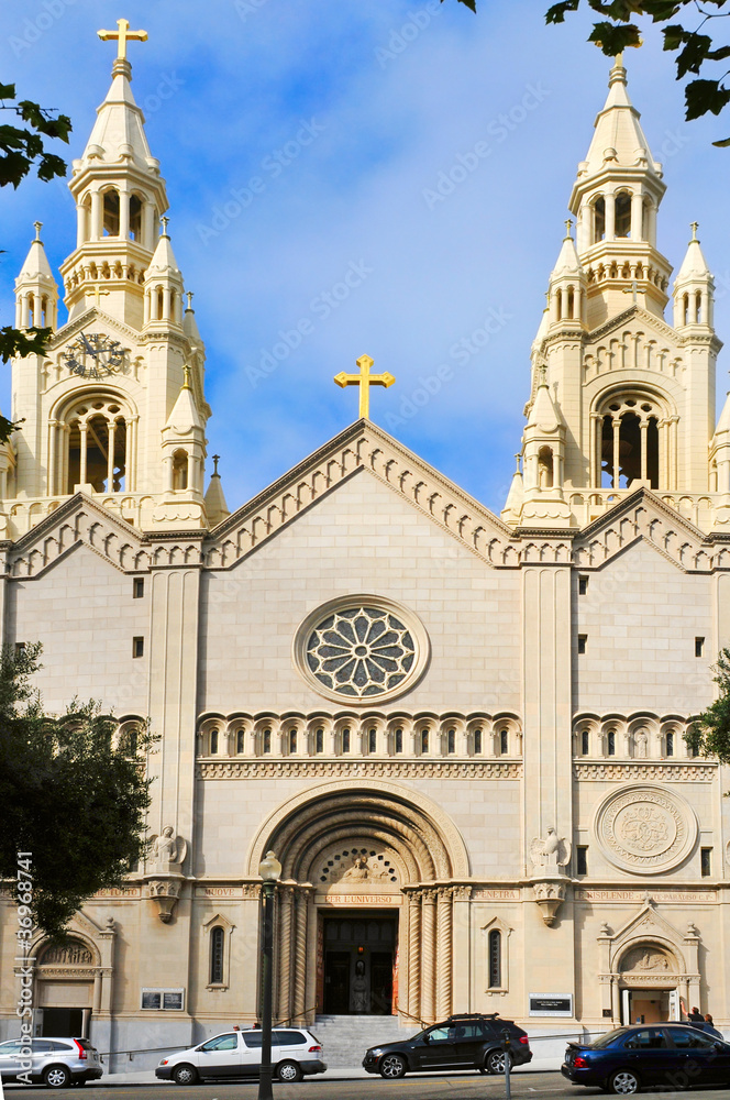 Saints Peter and Paul Church in San Francisco, United States