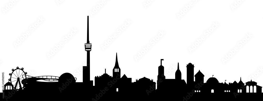 Obraz premium Stuttgarter Skyline
