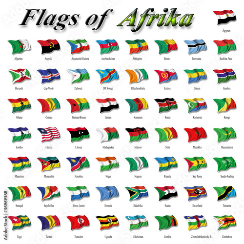 Flags of Afrika