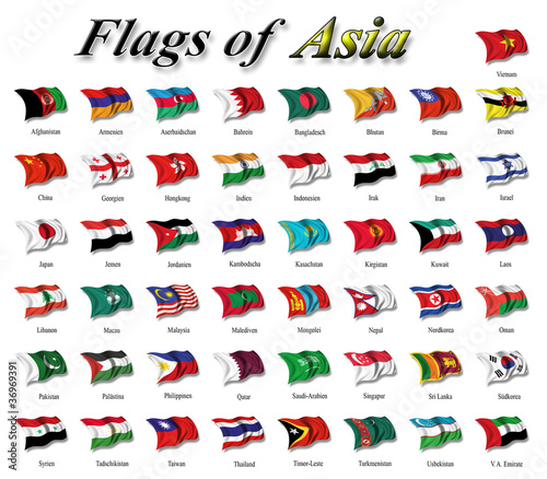 Flags of Asia