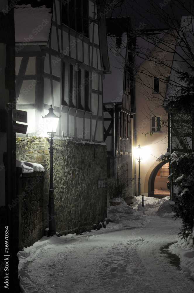 Winterabend in Groß-Umstadt
