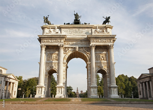 Milan - Arco della Pace - Arch of peace