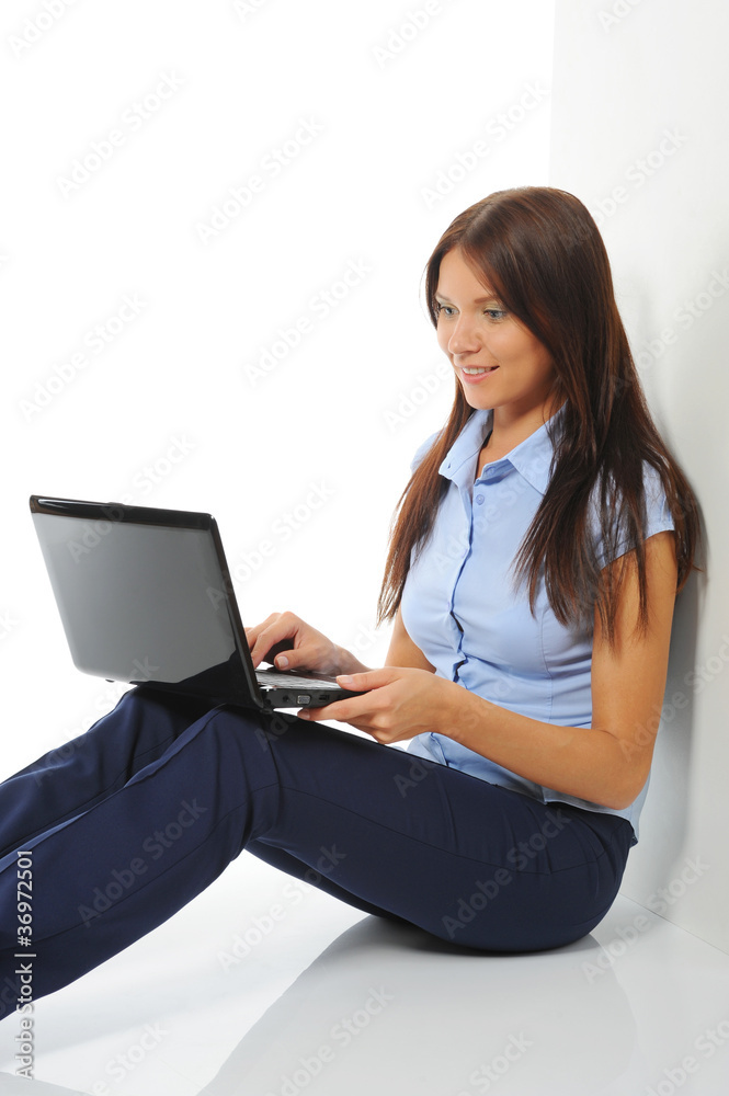 Portrait of a happy young business woman Portrait of a happy young business woman