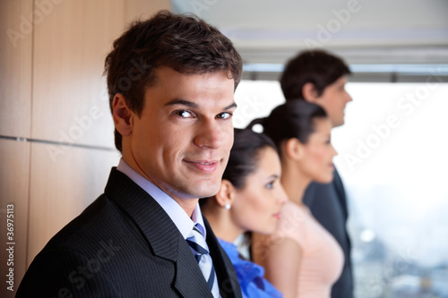 Handsome Male Executive Smiling