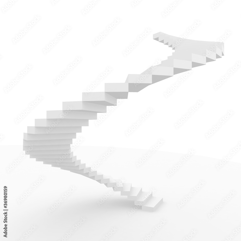 Obraz premium Staircase.abstract conceptual 3D composition