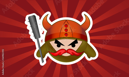 Bubble warrior viking