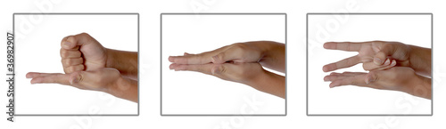 Rock Paper Scissors Game Played by children