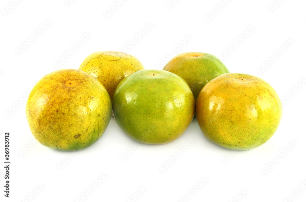 orange isolated on a white background orange isolated on a white background