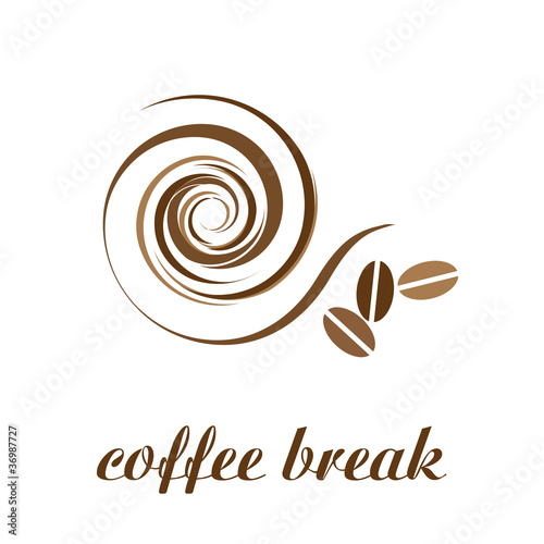 Logo coffee break # Vector photo