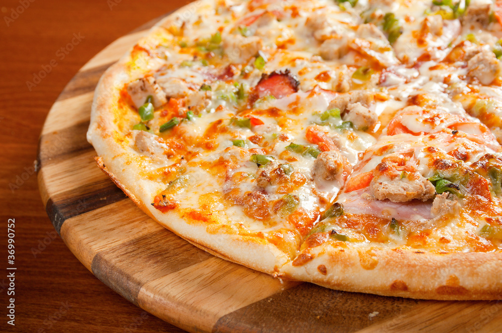 Tasty Italian pizza.Neapolitan Tasty Italian pizza.Neapolitan