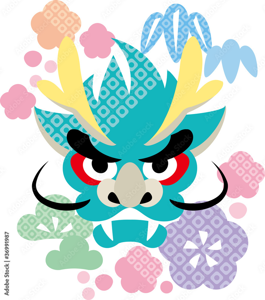 Obraz premium 年賀状2012