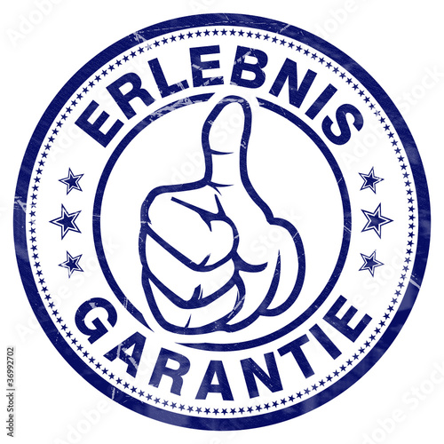 erlebnis garantie button stempel