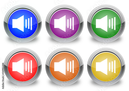 Speaker "6 buttons of different colors"