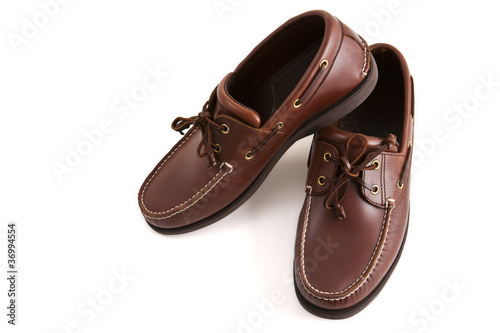 New Brown leather casual shoes