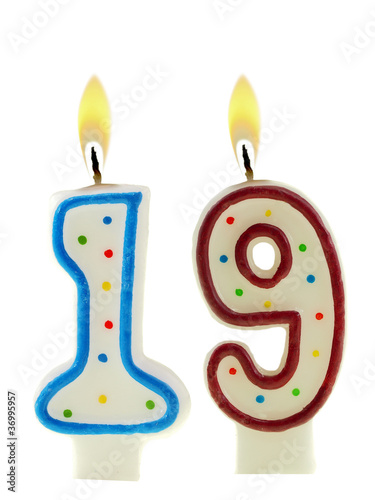 number candles