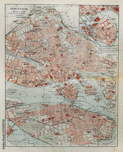 Stockholm old map