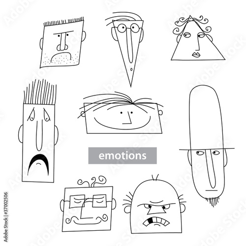 Emotion-vector-set