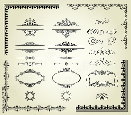Set of design elements