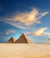 Keuken achterwand Beige Piramides van Gizeh in Egypte  © R-O-M-A
