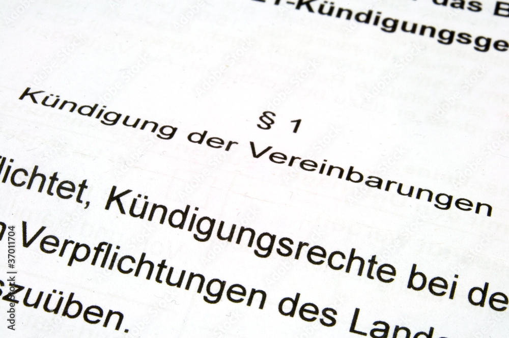 Kündigung Kündigung