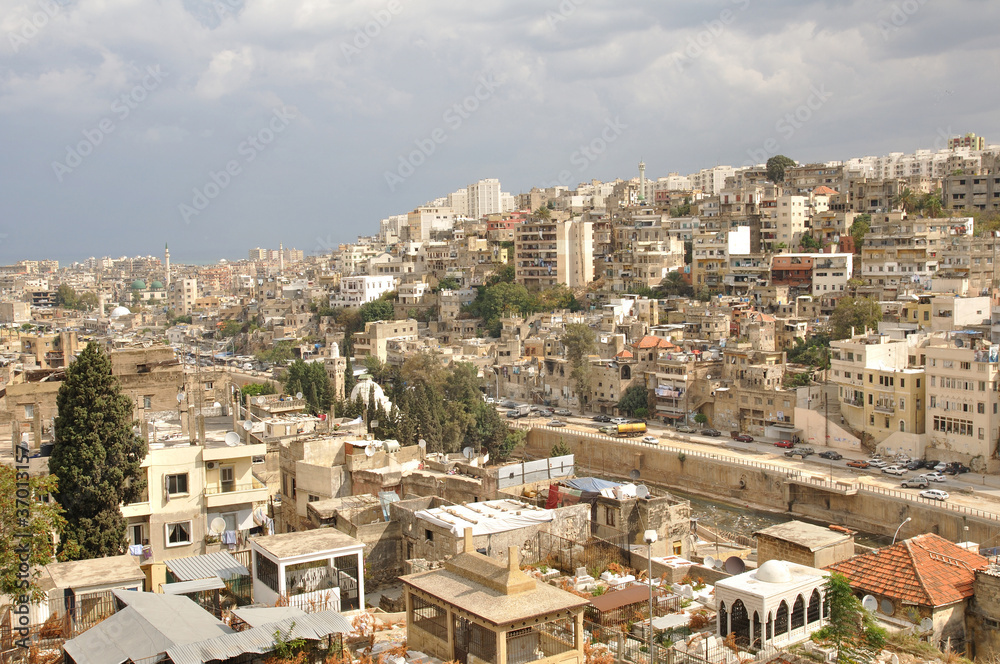 The city of Tripoli in North Lebanon.