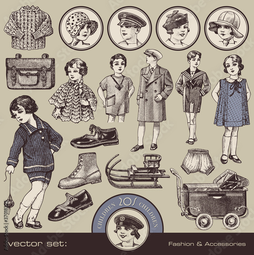 children's fashion, accessories and toys (20s)