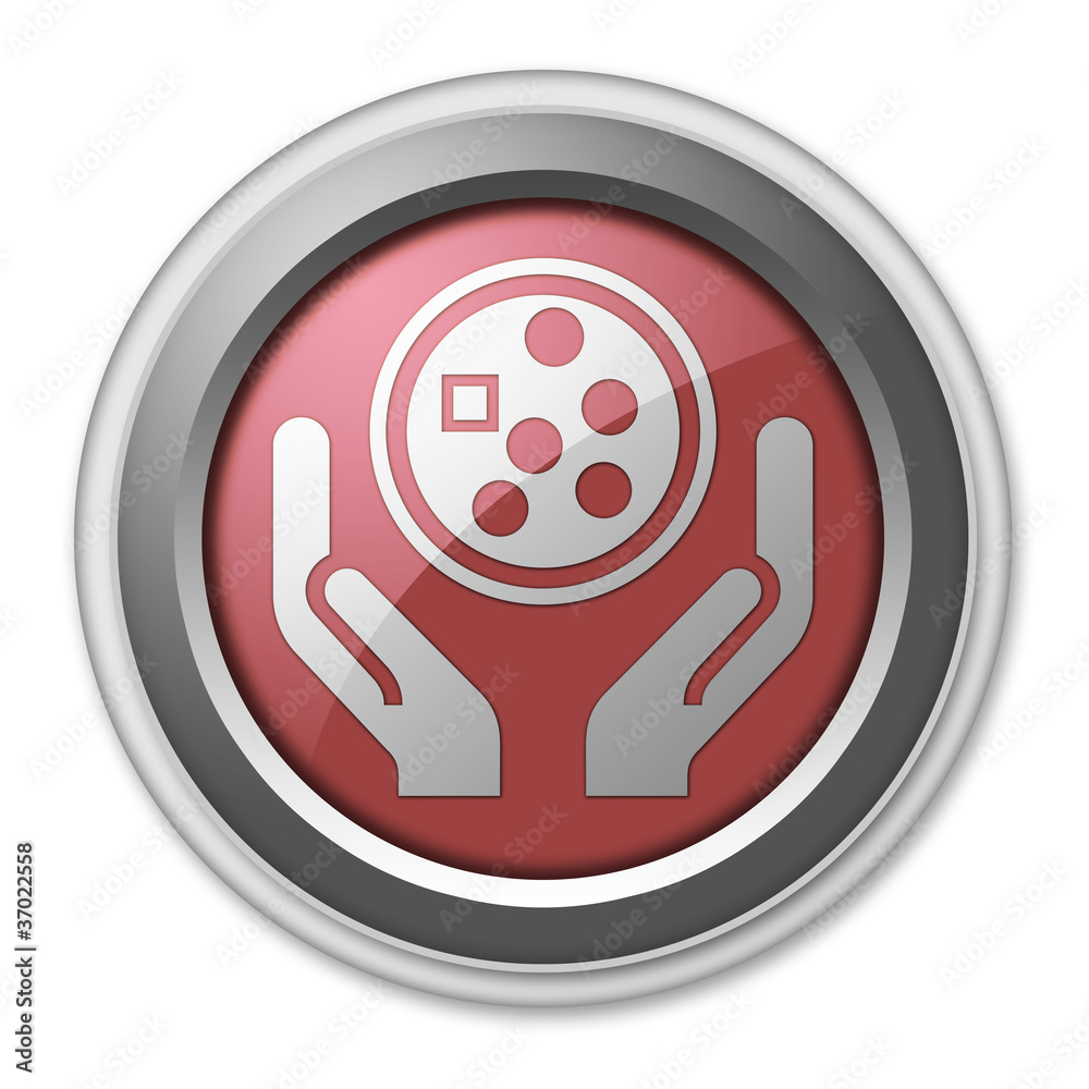 Red 3D Style Button Red 3D Style Button