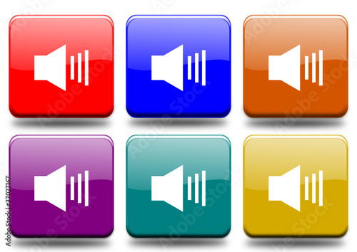 Speaker "6 buttons of different colors"