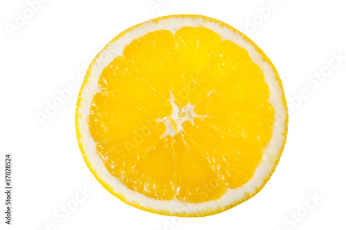 cut a slice of orange