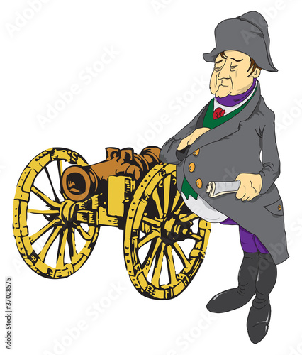Emperor and gun