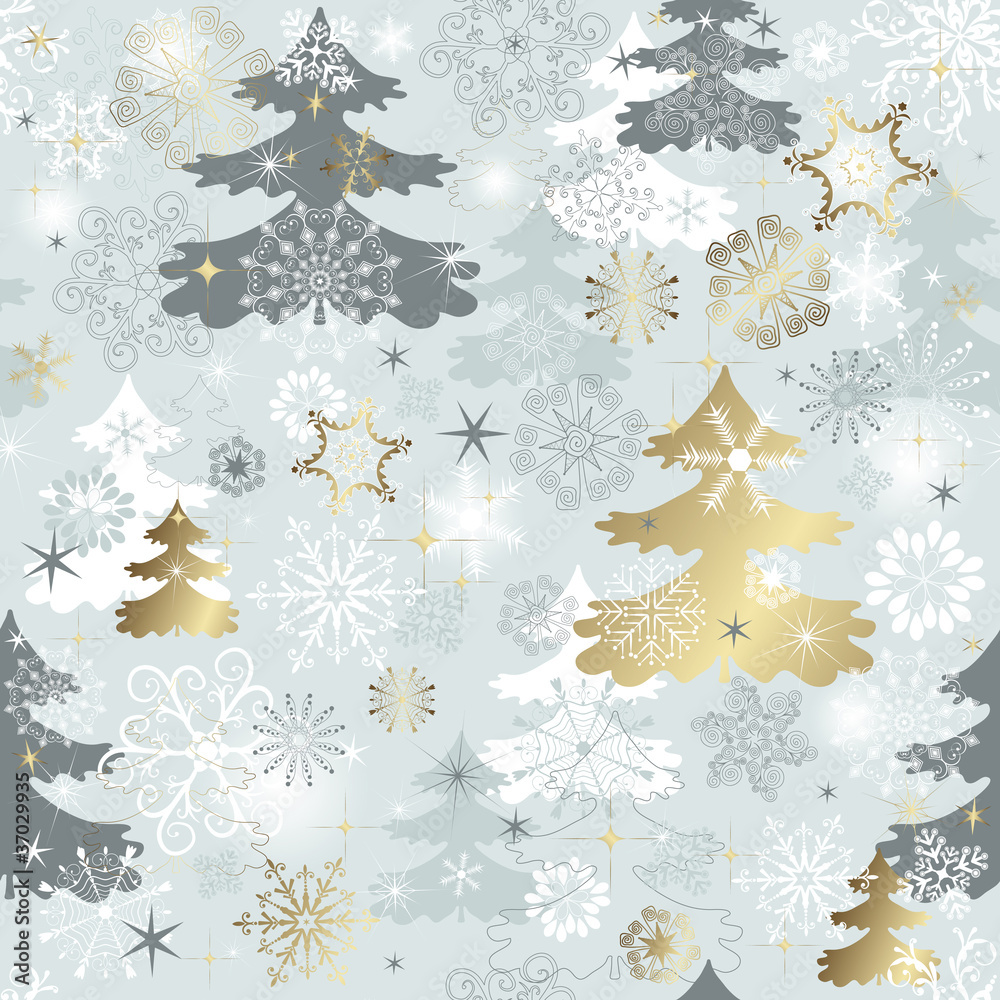 Winter repeating pattern Winter repeating pattern