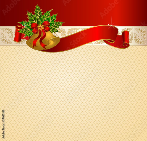 Beautiful Christmas background. Vector