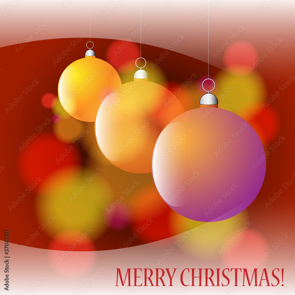 Fototapeta premium Beautiful Christmas ornaments
