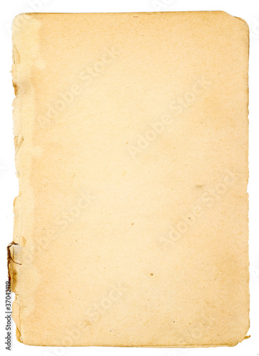 old book isolated on white background