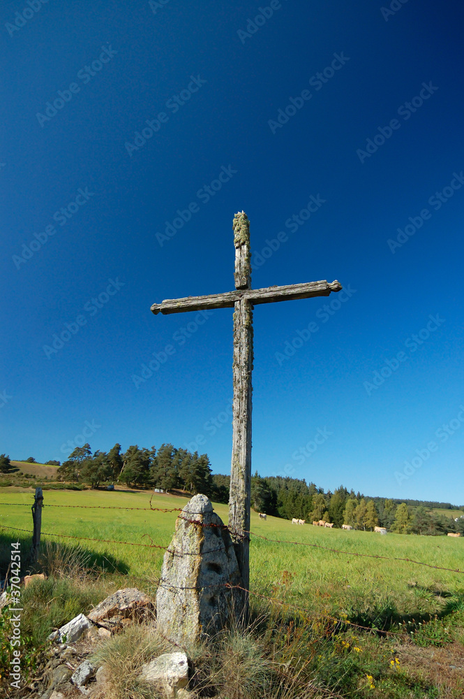 Old wayside cross
