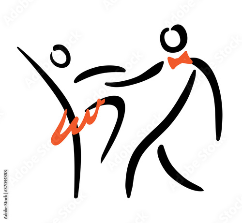 dancing couple symbol