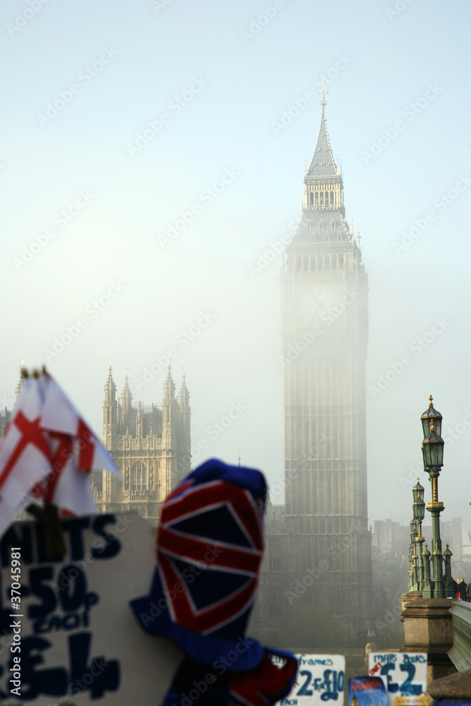 Fototapeta premium Big Ben in Fog