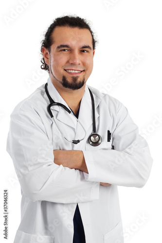 Confident medical doctor