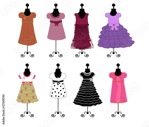dresses  illustration