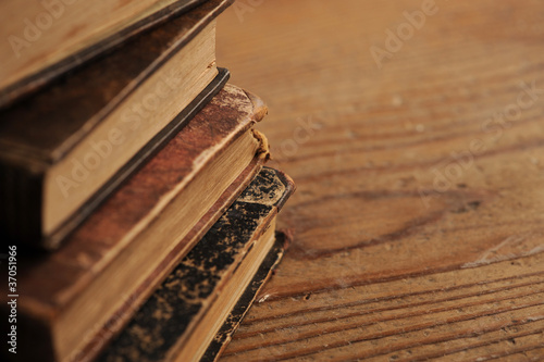 old book close up