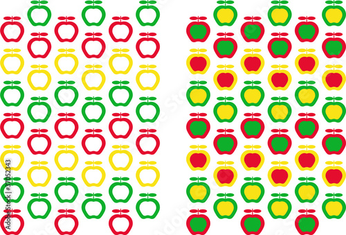 estampado manzanas_apples background